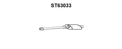 Средний глушитель выхлопных газов VENEPORTE купить