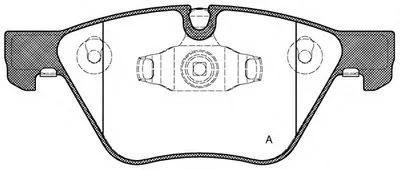 Комплект тормозных колодок, дисковый тормоз ADVANCE OPEN PARTS купить