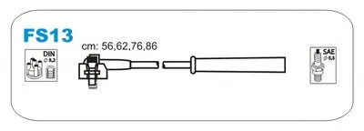 Комплект проводов зажигания JANMOR купить