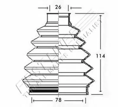 Пыльник, приводной вал FIRST LINE купить