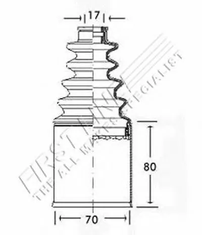 Пыльник, приводной вал FIRST LINE купить