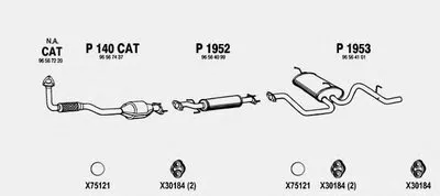 Система выпуска ОГ FENNO купить