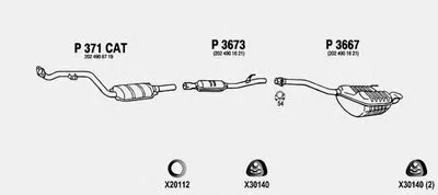 Система выпуска ОГ FENNO купить