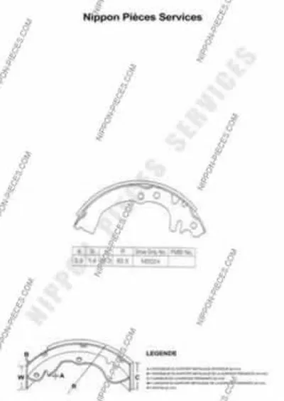 Комплект тормозных колодок NPS купить