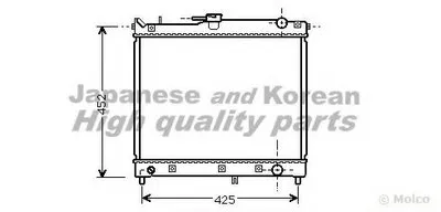Радиатор, охлаждение двигателя ASHUKI купить
