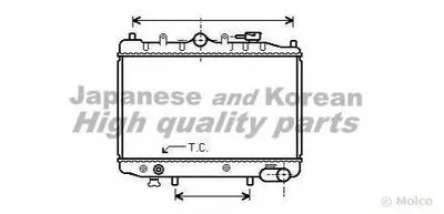 Радиатор, охлаждение двигателя ASHUKI купить