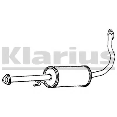 Средний глушитель выхлопных газов KLARIUS купить