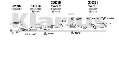 Система выпуска ОГ KLARIUS купить