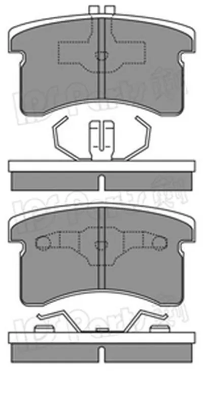 Комплект тормозных колодок, дисковый тормоз IPS Parts IPS Parts купить