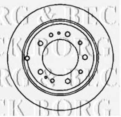 Тормозной диск BORG & BECK купить