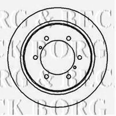 Тормозной диск BORG & BECK купить