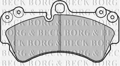 Комплект тормозных колодок, дисковый тормоз BORG & BECK купить