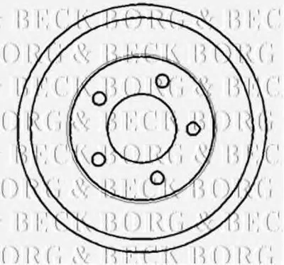 Тормозной барабан BORG & BECK купить