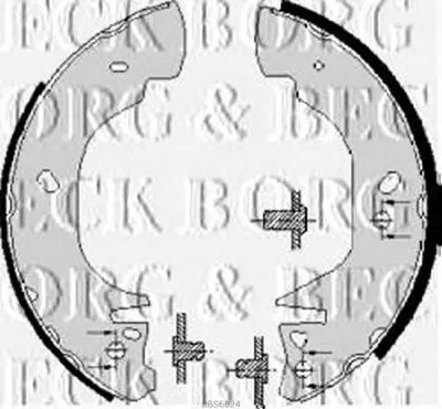 Комплект тормозных колодок BORG & BECK купить