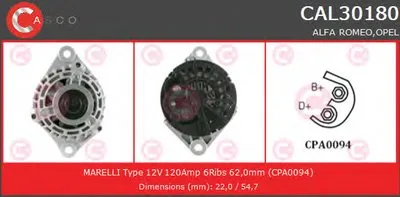 Генератор BRAND NEW SERIES CASCO купить