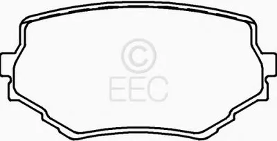 Комплект тормозных колодок, дисковый тормоз EEC купить