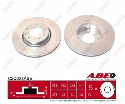 Тормозной диск ABE купить