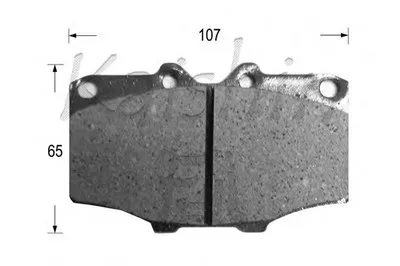 Комплект тормозных колодок, дисковый тормоз KAISHIN купить