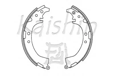 Комплект тормозных колодок KAISHIN купить