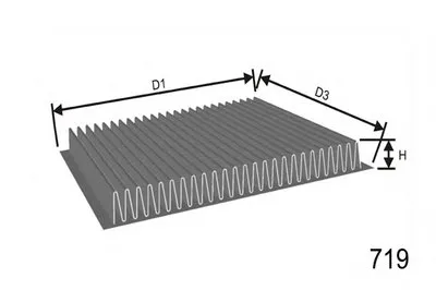 Фильтр, воздух во внутренном пространстве MISFAT MISFAT купить