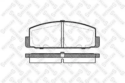 Комплект тормозных колодок, дисковый тормоз STELLOX купить