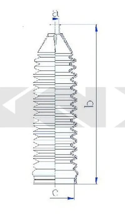 Пыльник, рулевое управление SPIDAN купить