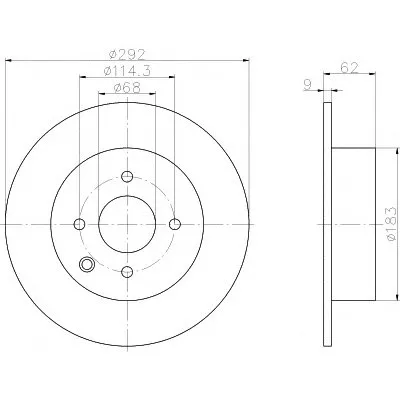 Тормозной диск PRO TEXTAR купить