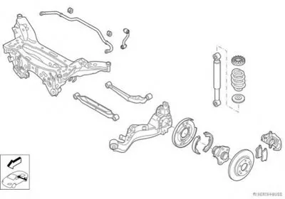 Рулевое управление; Подвеска колеса HERTH+BUSS JAKOPARTS купить