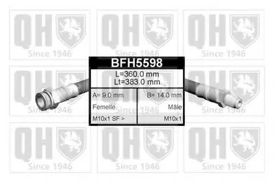 Тормозной шланг QUINTON HAZELL купить