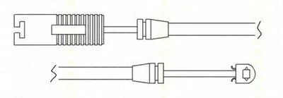 Сигнализатор, износ тормозных колодок TRISCAN купить