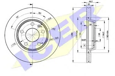 Тормозной диск ICER купить