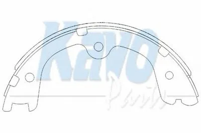 Комплект тормозных колодок KAVO PARTS купить