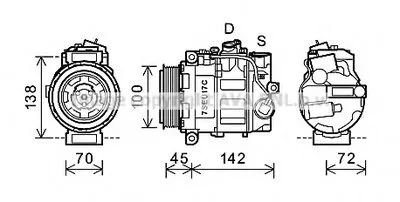 Компрессор, кондиционер AVA QUALITY COOLING купить