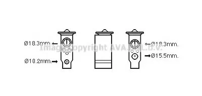 Расширительный клапан, кондиционер AVA QUALITY COOLING купить