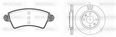 Комплект тормозов, дисковый тормозной механизм WOKING купить