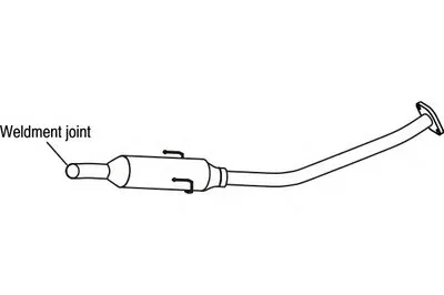 Средний глушитель выхлопных газов FENNO купить