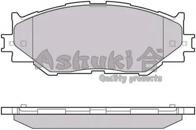 Комплект тормозных колодок, дисковый тормоз ASHUKI купить