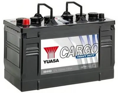 Стартерная аккумуляторная батарея Cargo Heavy Duty Batteries (HD) YUASA купить