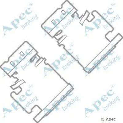Комплектующие, тормозные колодки APEC braking купить