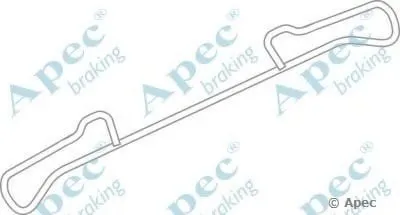 Комплектующие, тормозные колодки APEC braking купить