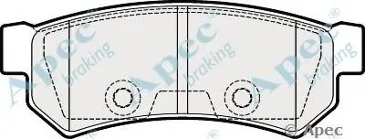 Комплект тормозных колодок, дисковый тормоз APEC braking купить
