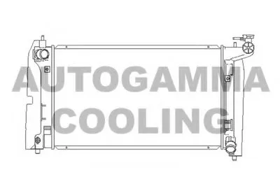 Радиатор, охлаждение двигателя AUTOGAMMA купить