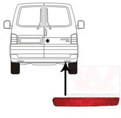 задний прожектор VAN WEZEL купить