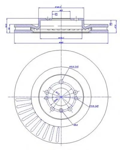 Тормозной диск HC CAR купить