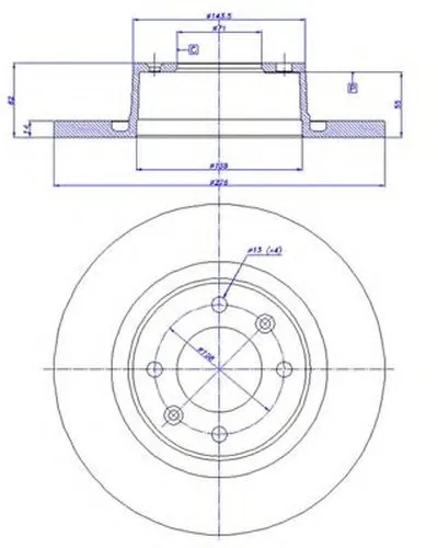 Тормозной диск CAR купить