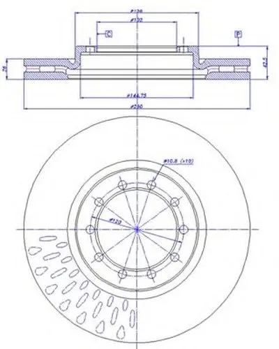 Тормозной диск HC CAR купить