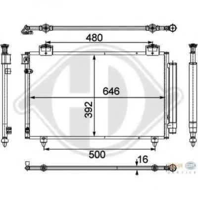 Конденсатор, кондиционер DIEDERICHS купить