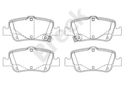 Комплект тормозных колодок, дисковый тормоз BRECK купить