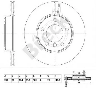Тормозной диск BRECK купить