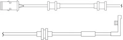 Сигнализатор, износ тормозных колодок KAWE купить